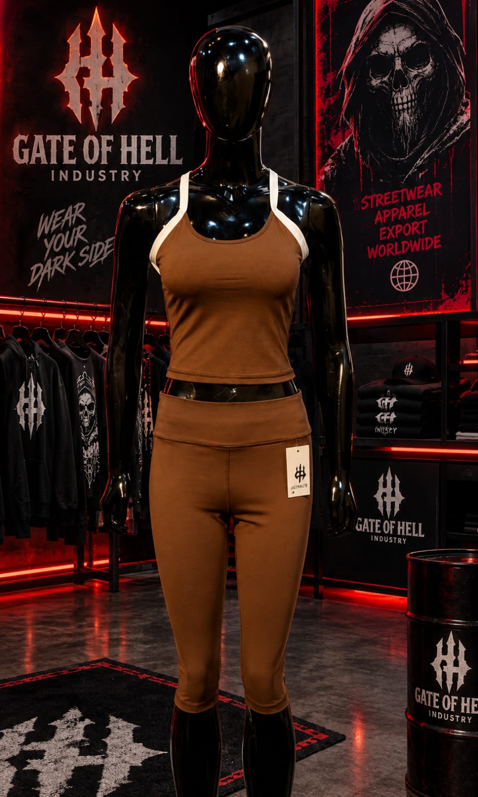 Brown Active Co-ord Set