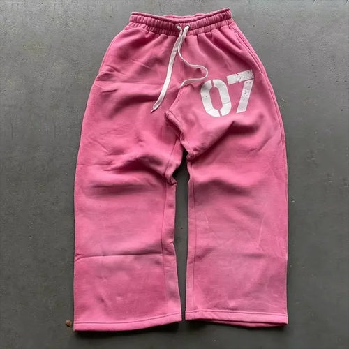 07 Co-ord Set — Zip Hoodie & Wide-Leg Sweatpants